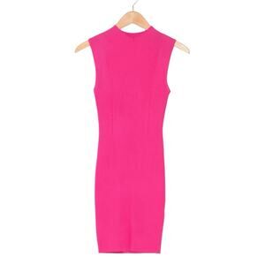 NWT Area Stars Pink Mock Neck Sleeveless Knit Body-Con Dress Women’s Medium $150